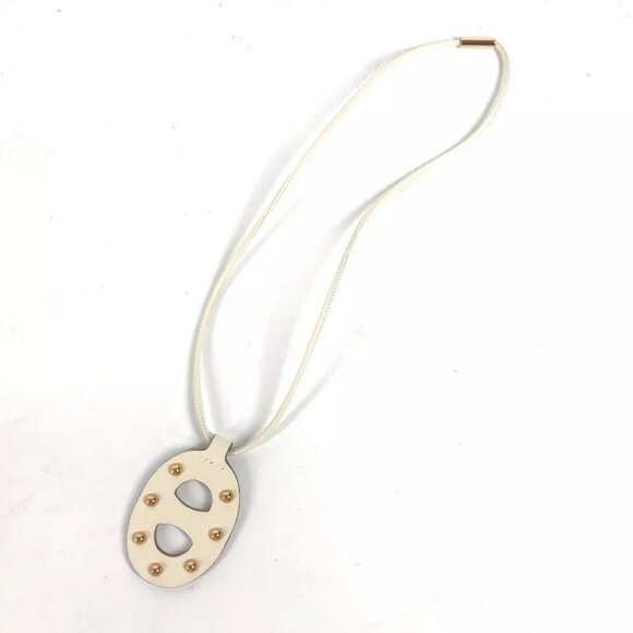 HERMES Accessories Necklace Studs Chaine d'Ancre PM Pendant Necklace Swift W... - Picture 1 of 16